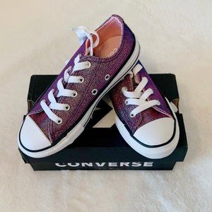 Converse Space Star Little Girl's Sneaker, Size 13